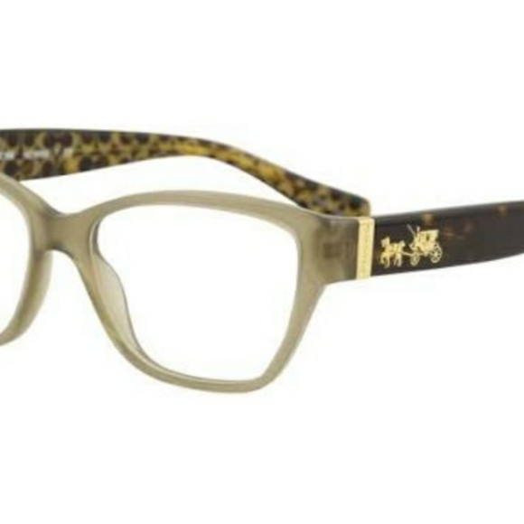 Coach Olive Dark Tortoise Gold Sig C Eyeglasses and Case. - Picture 13 of 13